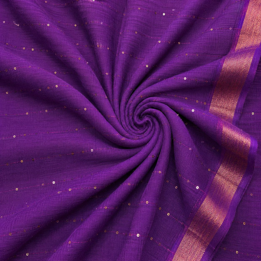 Violet Devi Mulmul Saree