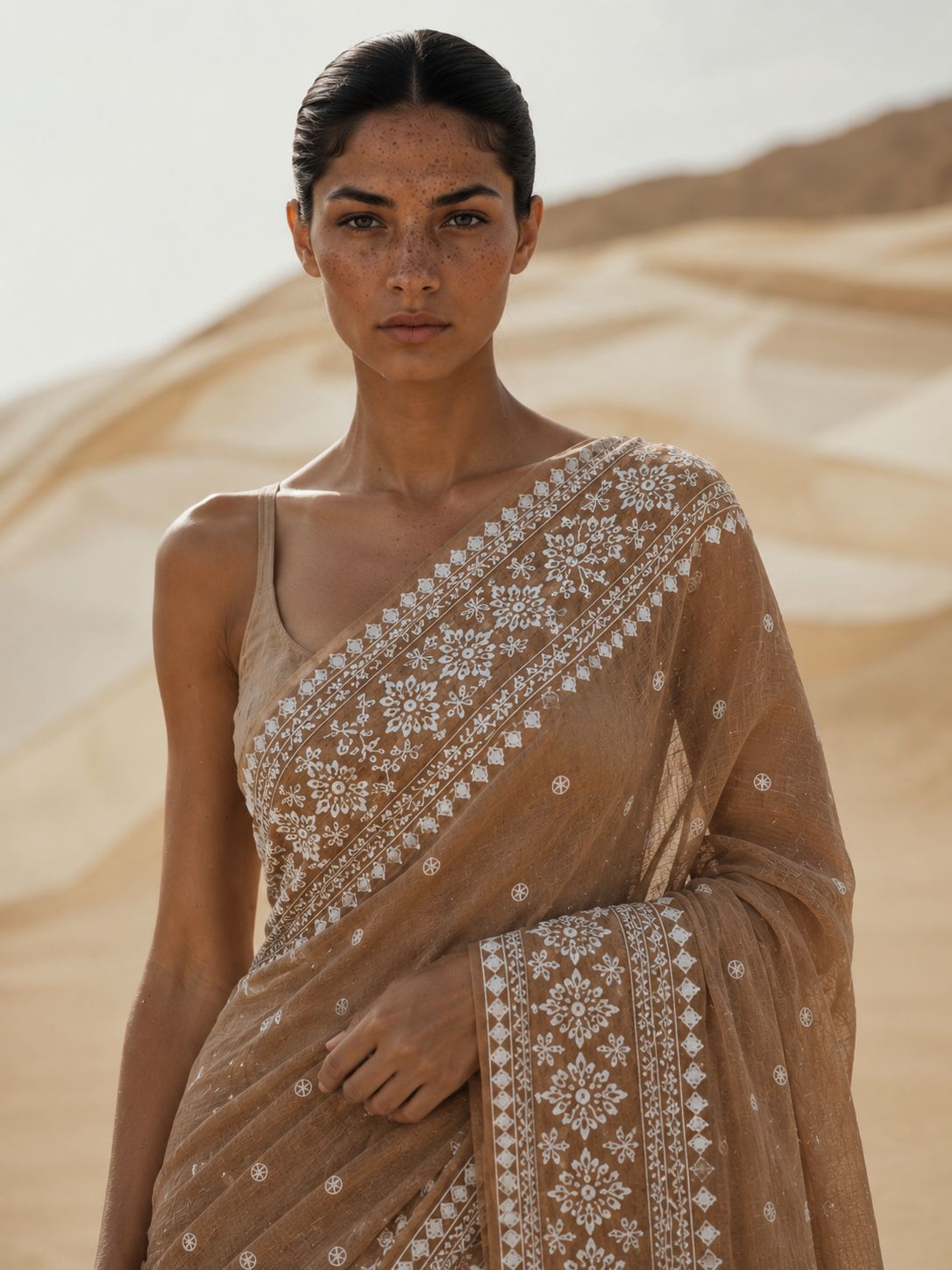 Noor-e-Mocha (mulmul heavy embroidery)