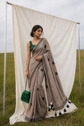 Moonshadow Polka Saree