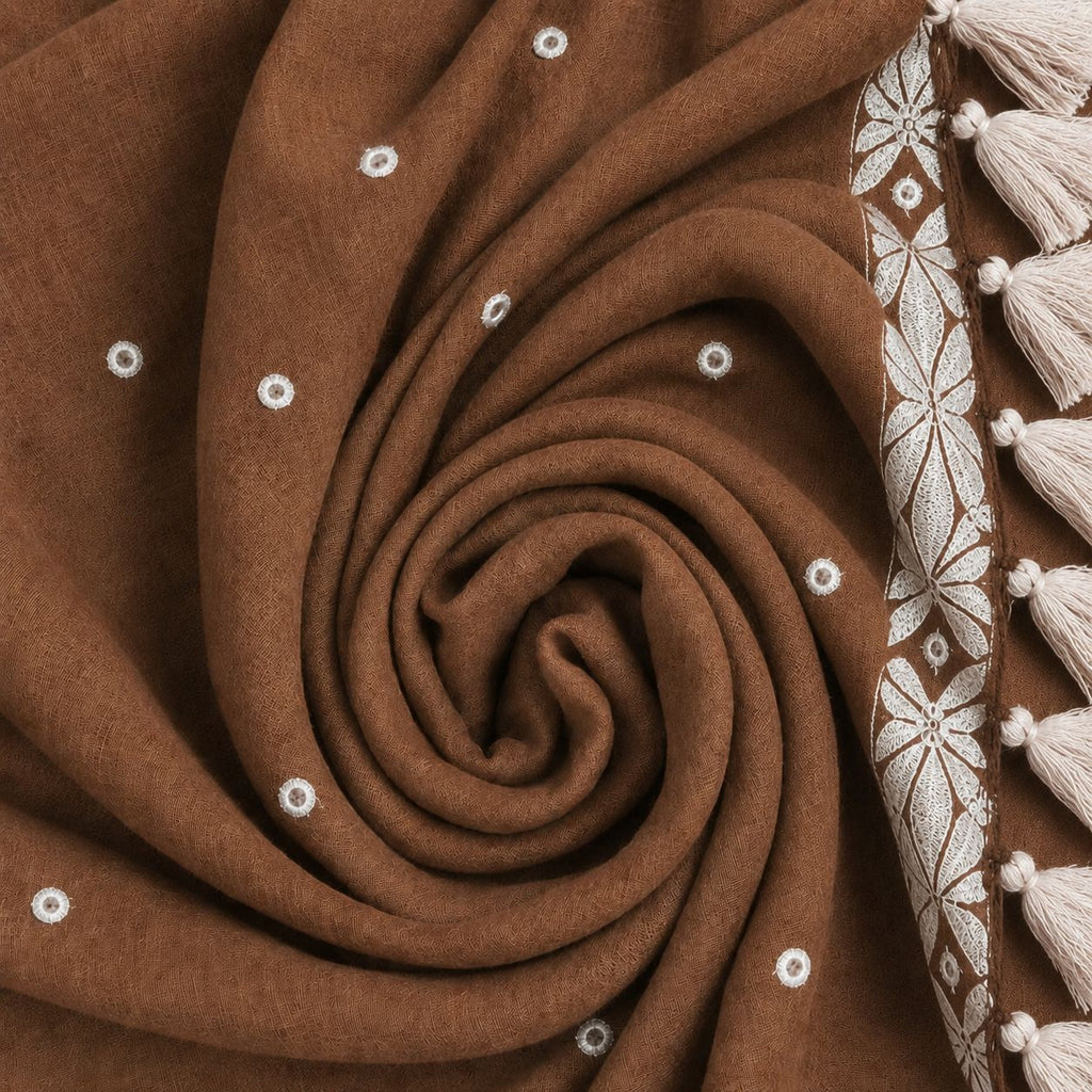 Noor-e-Mocha (mulmul heavy embroidery)