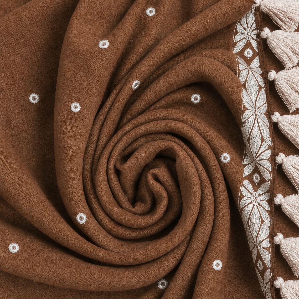 Noor-e-Mocha (mulmul heavy embroidery)