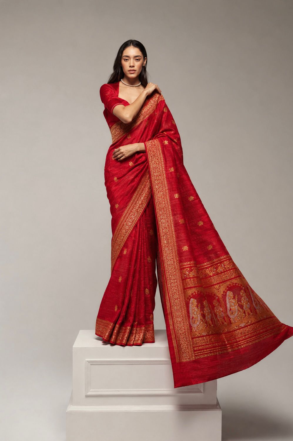 Sindoor Saga - Matka Silk with Silk Mark