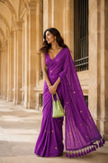 Jamuni Sitara Mulmul Saree